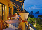 Ristorante dell'hotel weber a Capri