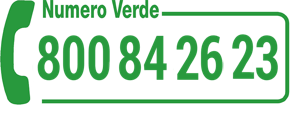Numero Verde: 800 842623 (Solo per l'Italia)